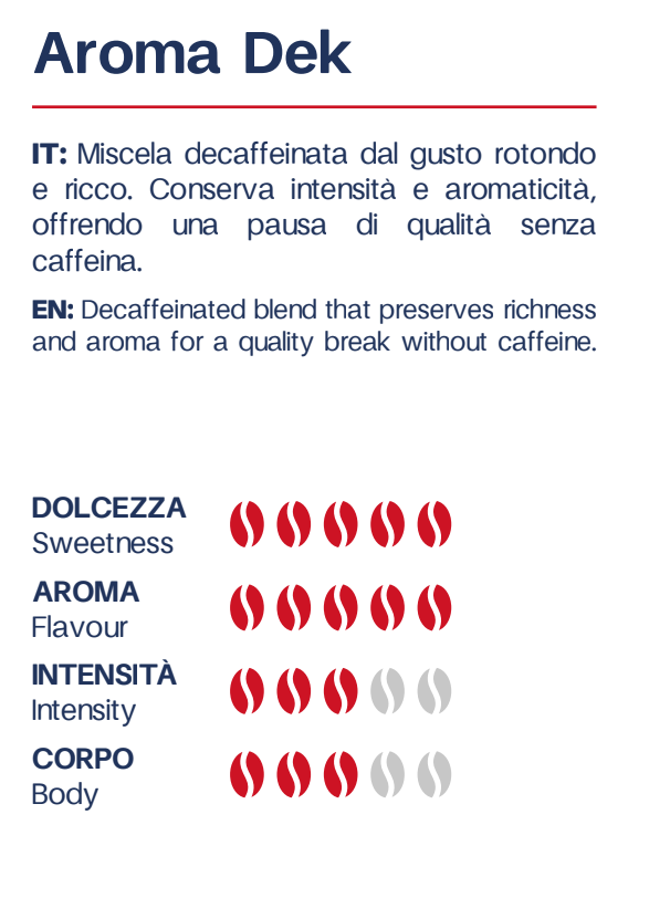 Moreno Aroma DÉCAFÉINÉ en dosettes ese