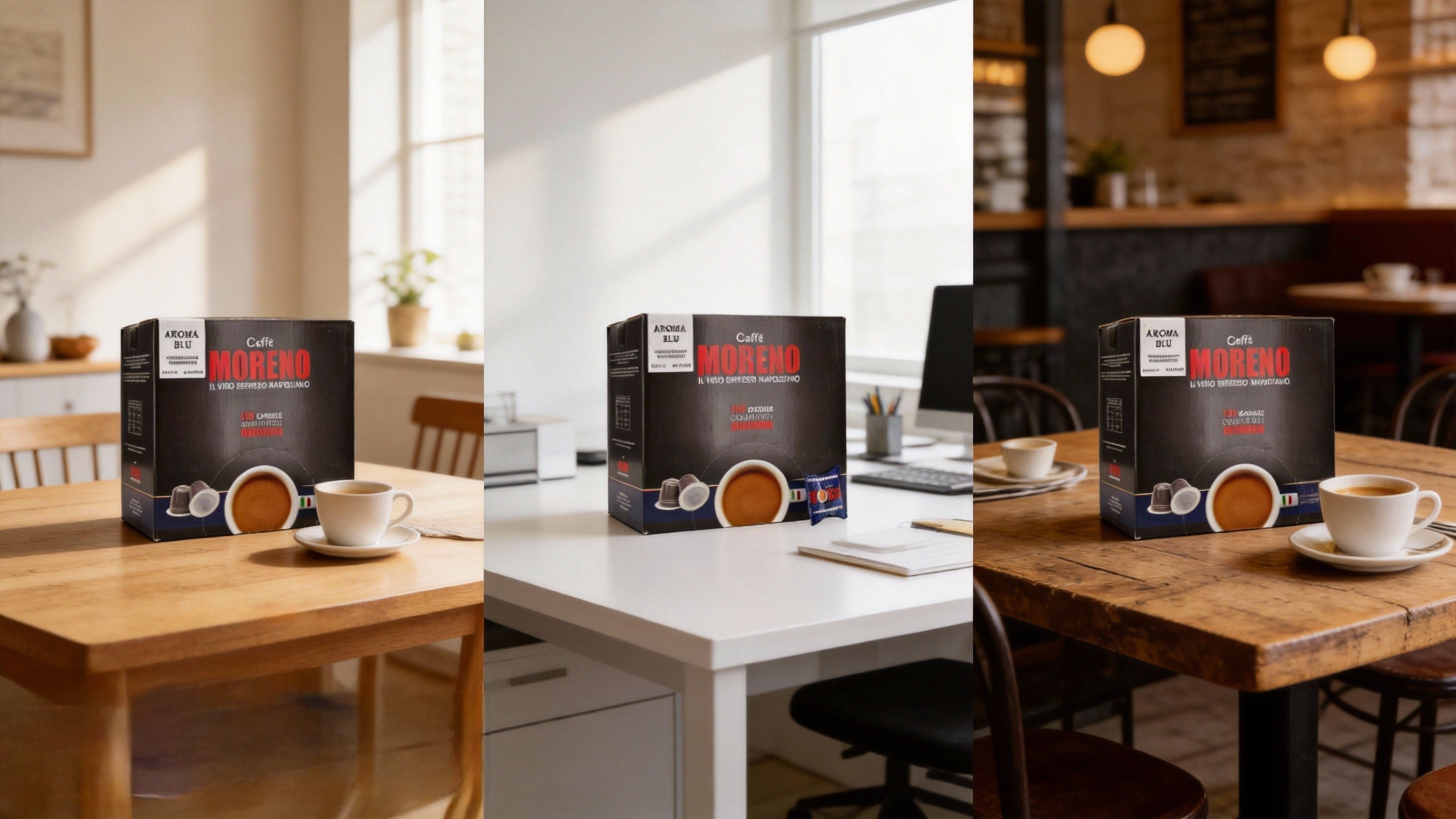 ☕✨ Pack Prestige Café Moreno – 300 Capsules Espresso Italien Compatible Nespresso® Original | Collection Espresso Premium 🇮🇹